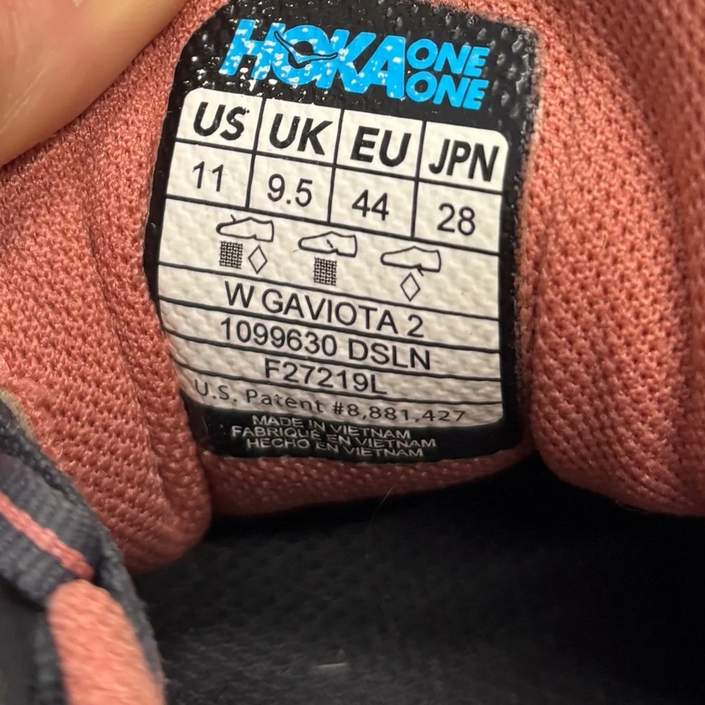 HOKA Gaviota 2 Women’s Running Shoes Size 11 Black Coral Stability Sneakers - Picture 13 of 13